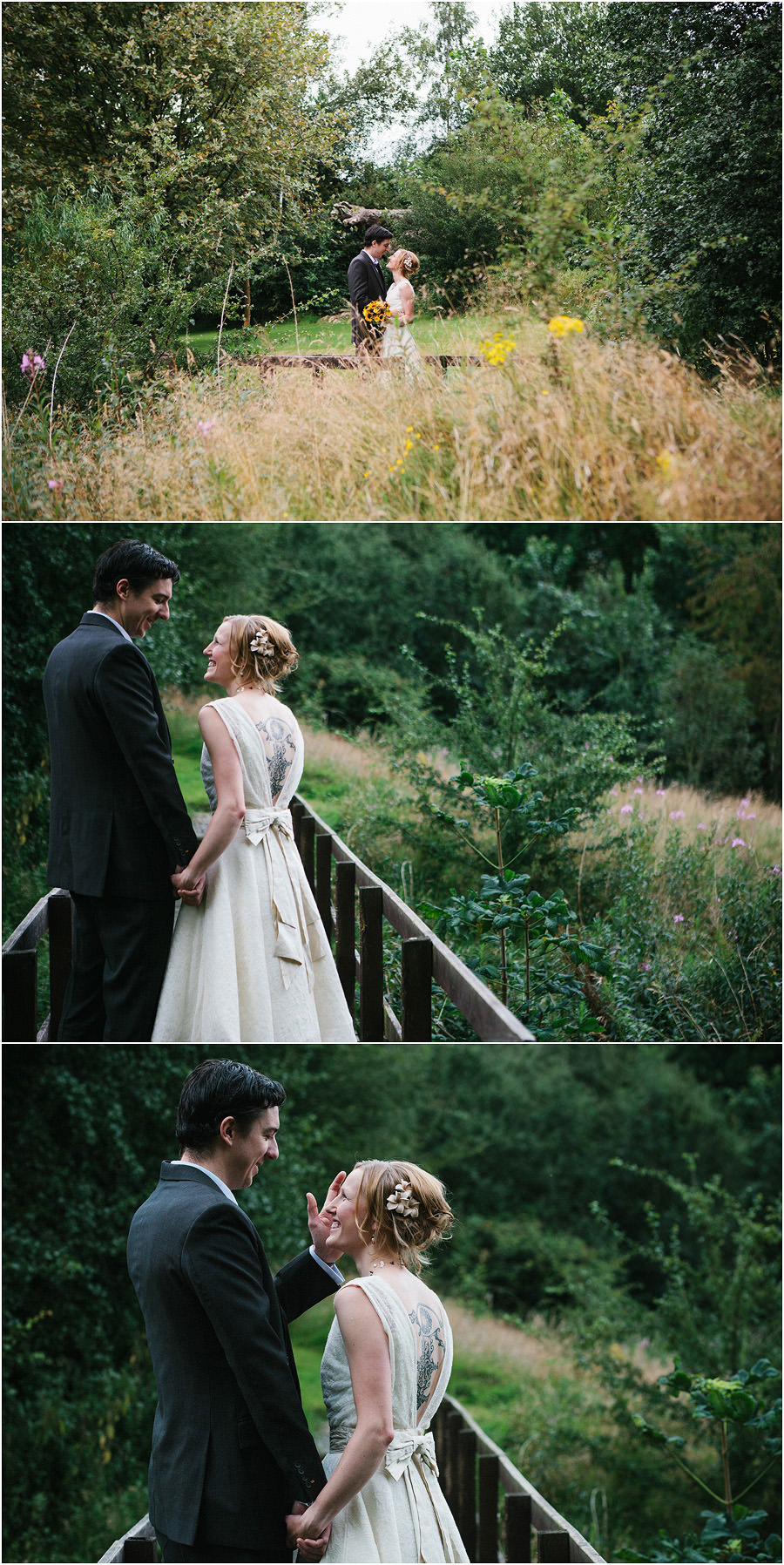 Heather and Max’s post-wedding garden shoot